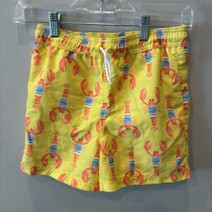 Janie and Jack Recycled Lobster Swim Trunk - Size 8